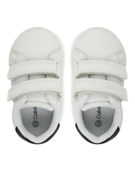 Calvin Klein Jeans Calvin Klein Jeans Sneakersy Low Cut Velcro Sneaker V1X9-82074-1355 M Biały
