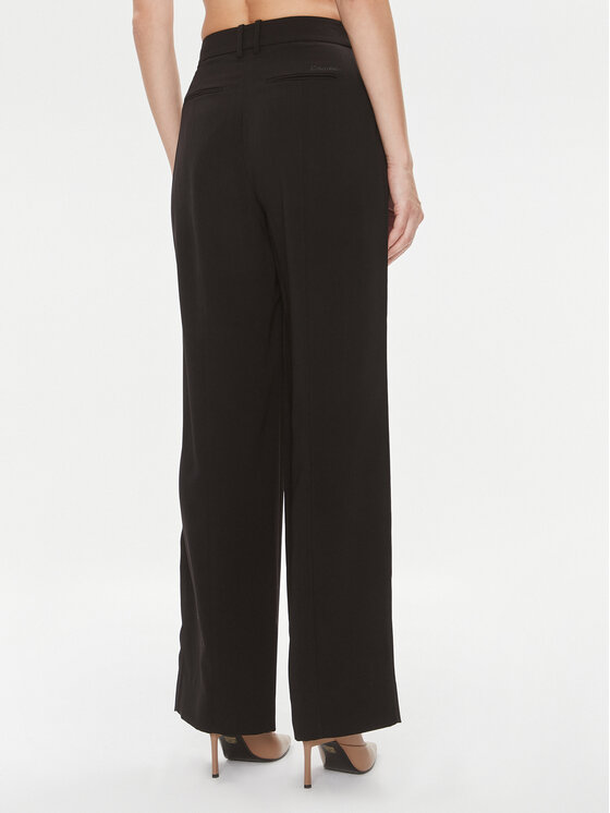 Calvin Klein Calvin Klein Текстилни панталони K20K205689 Черен Relaxed Fit
