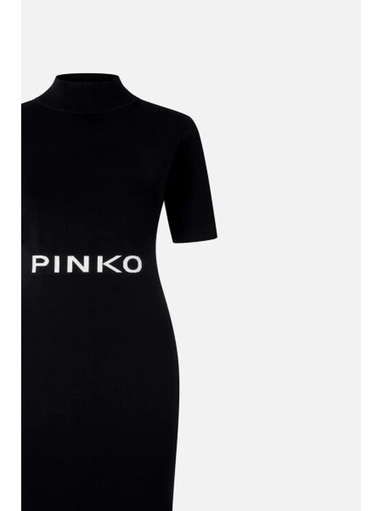 PINKO PINKO Sukienka codzienna Lapislazzuli Czarny Regular Fit