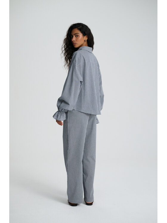 Le Songe Le Songe Koszula MERY CHERRY Granatowy Oversize