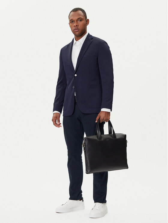 Calvin Klein Calvin Klein Torba za laptop Ck Premium Leather Laptop Bag K50K512939 Crna