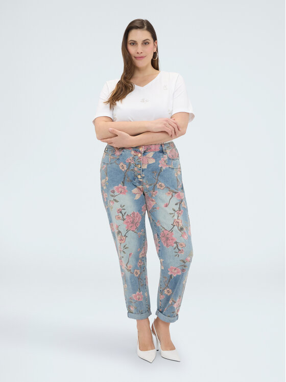 Fiorella Rubino Fiorella Rubino Jeans P468T405309N0V4 Turchese Regular Fit