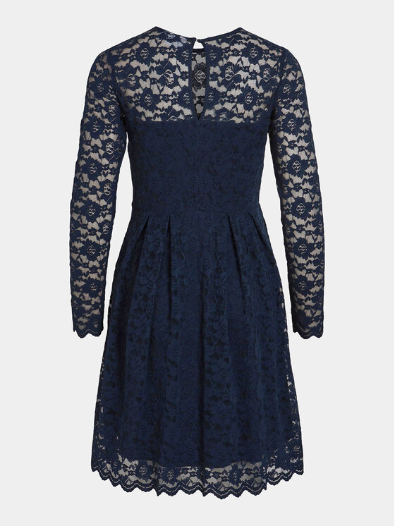 Vila Vila Coctailkleid Kalila 14078211 Dunkelblau Regular Fit