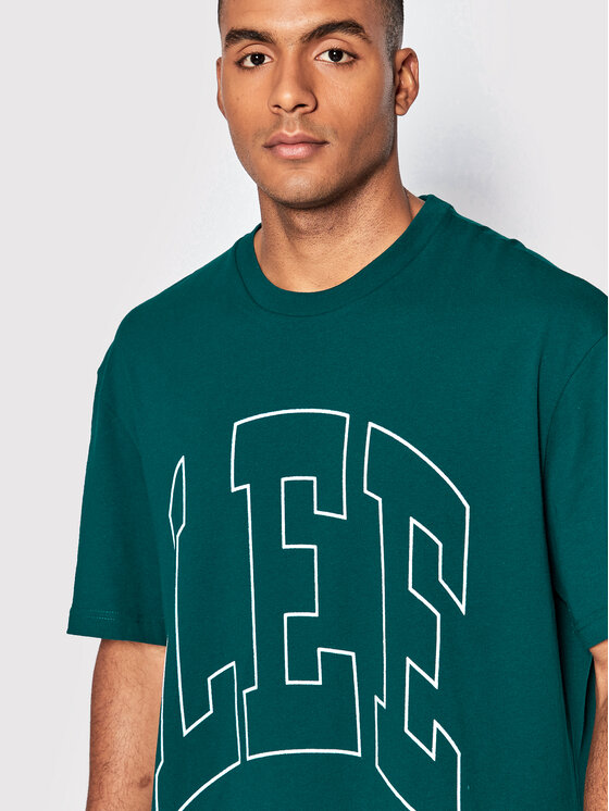 Lee Lee T-Shirt Esmeralda L69CFE96 112321823 Niebieski Loose Fit
