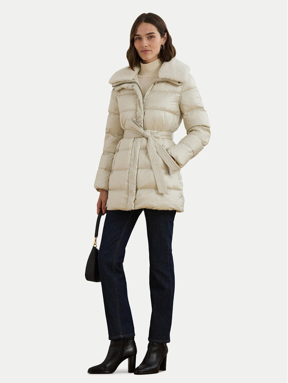 LAUREN RALPH LAUREN LAUREN RALPH LAUREN Vatovaná bunda 297957500002 Écru Regular Fit