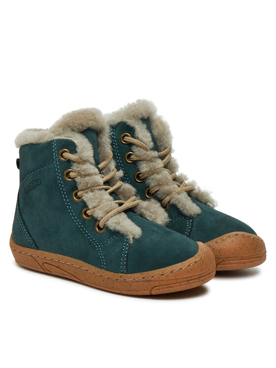 Froddo Froddo Gležnjače Minni Suede Laces G2110140-5 S Tirkizna