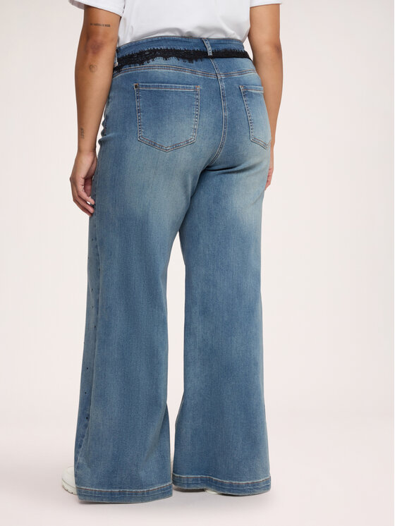 Fiorella Rubino Fiorella Rubino Jeans P431T205410N024 Blu Flare Fit