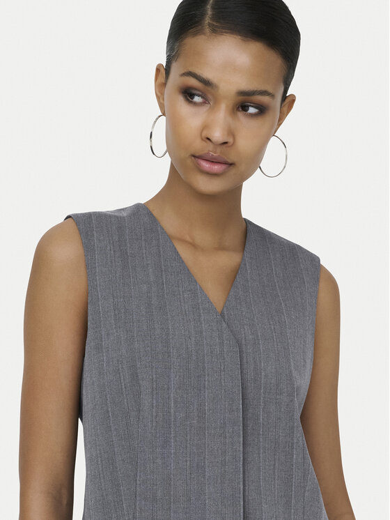 ONLY ONLY Gilet da completo Jackie 15364317 Grigio Regular Fit