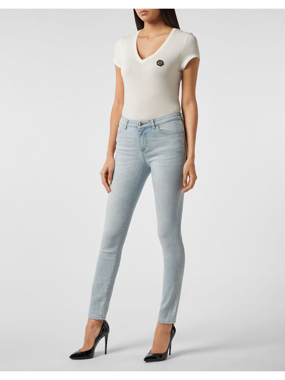 PHILIPP PLEIN PHILIPP PLEIN Jeansy 30912 Szary Slim Fit
