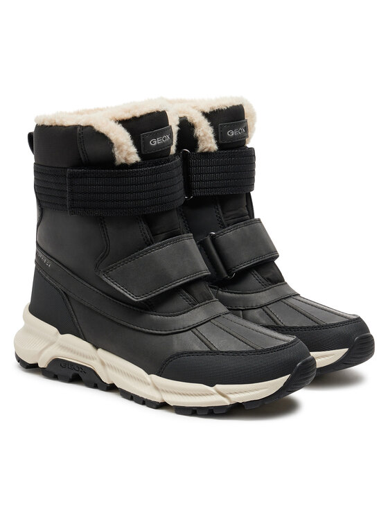 Geox Geox Schneeschuhe J Flexyper Plus Boy J46LCF 0MEFU C9999 S Schwarz