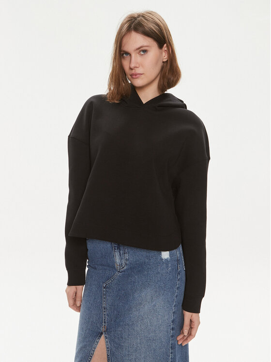 Sisley Mikina 3YL9L200O Čierna Regular Fit