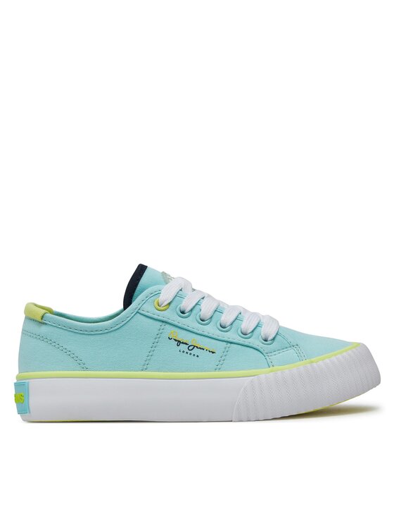 Pepe Jeans Tenisky Ottis Basic G PGS30605 Modrá