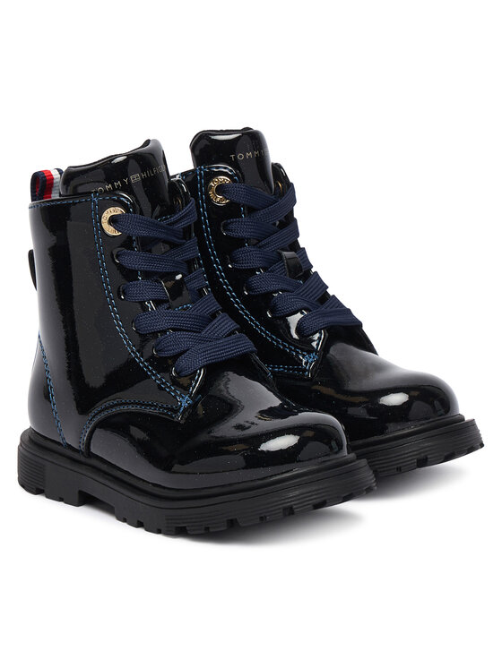 Tommy Hilfiger Tommy Hilfiger Trzewiki T1A5-35153-1237 M Granatowy