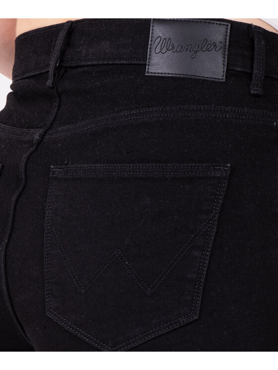 Wrangler Wrangler Jeansy 112339506 Czarny Skinny Fit