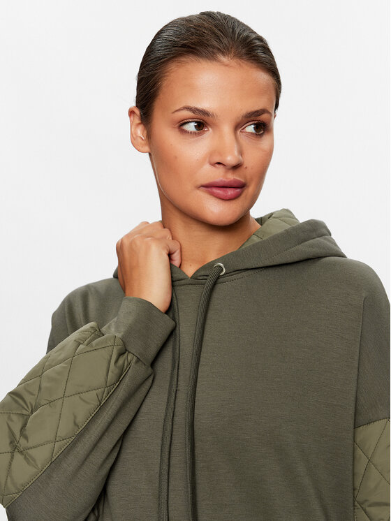 Fracomina Fracomina Sweatshirt FJ23WT9002W650C9 Khakifarben Regular Fit