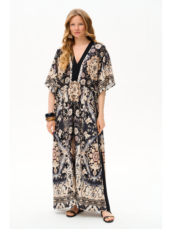 blue shadow blue shadow Sukienka codzienna Odella Czarny Regular Fit