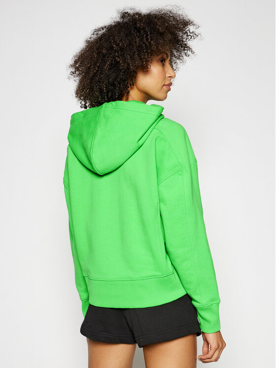 Jeans Calvin Klein Hoodie Neon GrÃ¼n Kapuzenpullover Sweatshirt