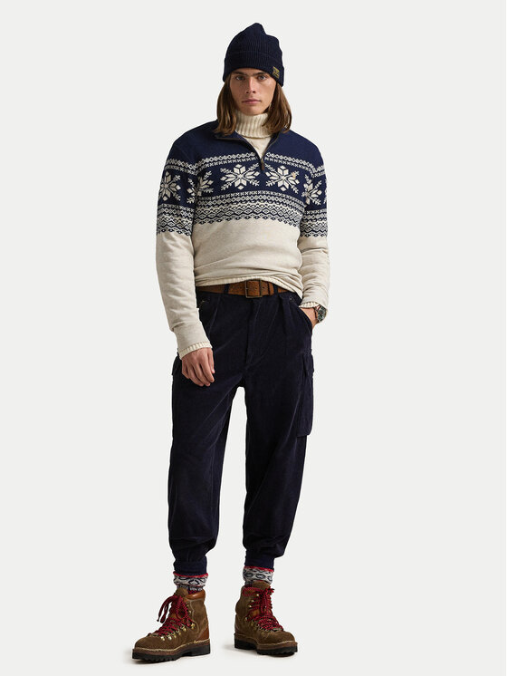 Polo Ralph Lauren Polo Ralph Lauren Pulover 710952254001 Bež Regular Fit