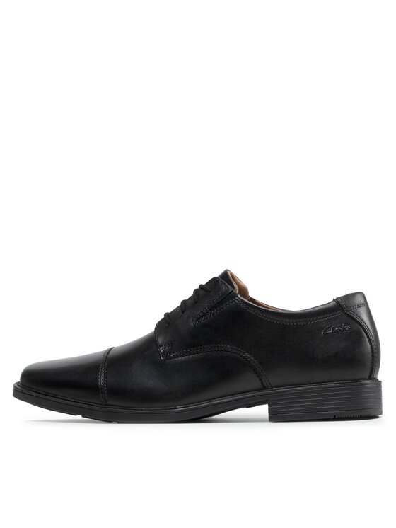 Clarks Clarks Nizki čevlji Tilden Cap 261103097 Črna