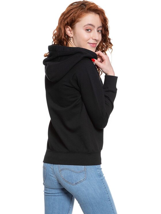 Lee Lee Bluza HOODIE Czarny Regular Fit