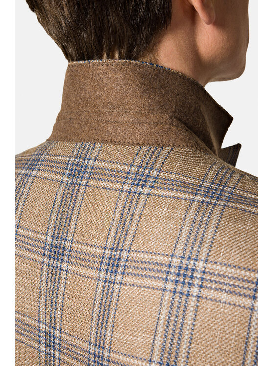 Lancerto Lancerto Marynarka Timaru MA131123000006 Beżowy Slim Fit