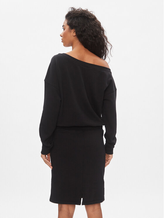 DKNY DKNY Strickkleid DP3D4828 Schwarz Regular Fit