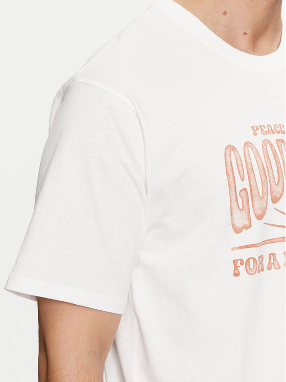 Jack & Jones Jack & Jones T-Shirt Jprbluhippy 12255860 Biały Regular Fit