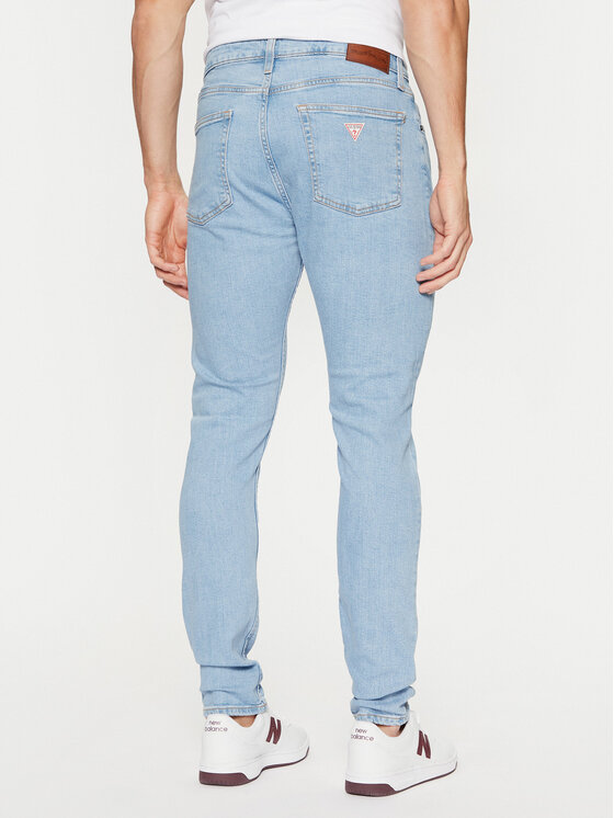 Guess Jeans Guess Jeans Blugi M4YA0F D5DM1 Albastru Slim Fit
