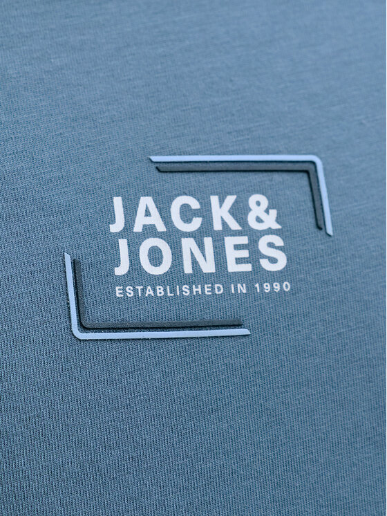 Jack & Jones Jack & Jones T-Shirt Corp Graphic 12268415 Niebieski Regular Fit
