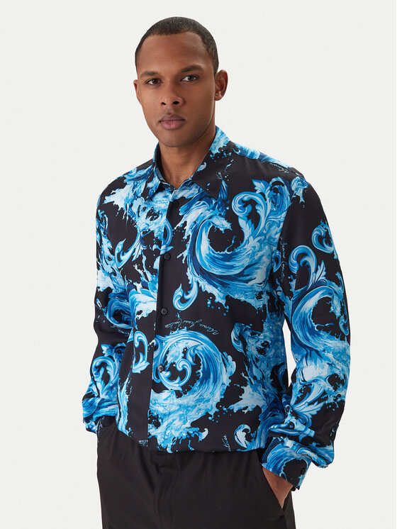 Versace Jeans Couture Versace Jeans Couture Риза 80GAL2R0 NS757 Син Regular Fit