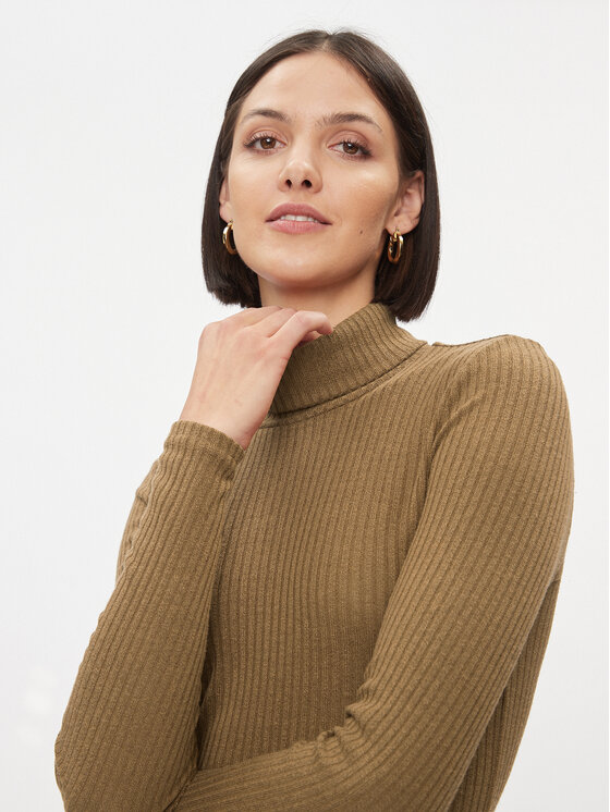 ONLY ONLY Dolčevita 15307687 Smeđa Regular Fit