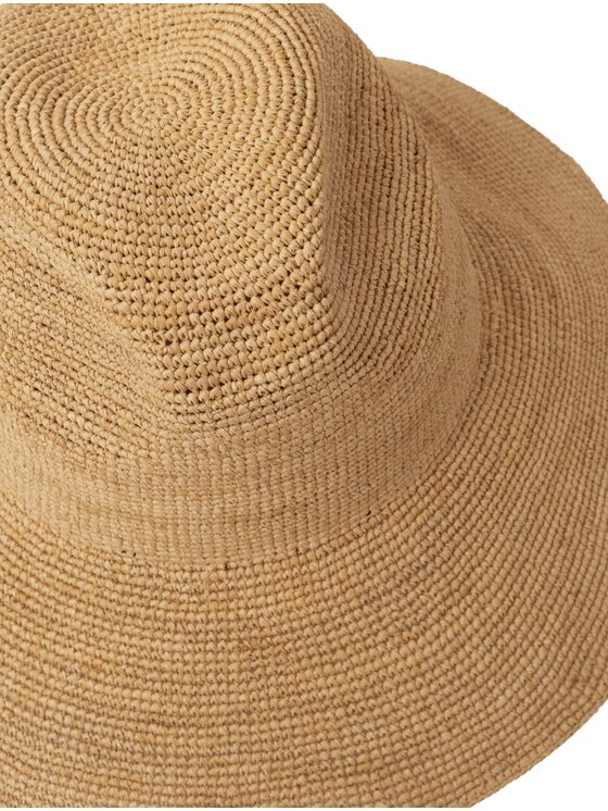 Paris+Hendzel Paris+Hendzel Kapelusz Raffia Fedora Beżowy