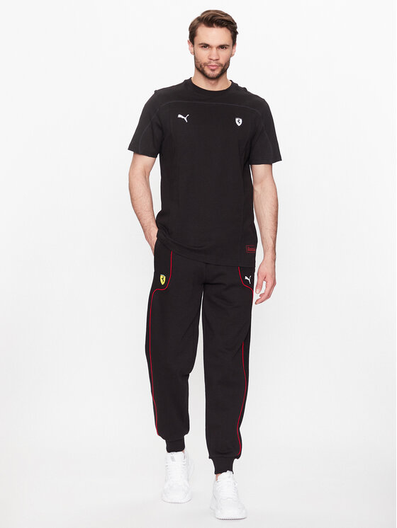 Puma Puma T-Shirt Ferrari Style 538332 Czarny Regular Fit