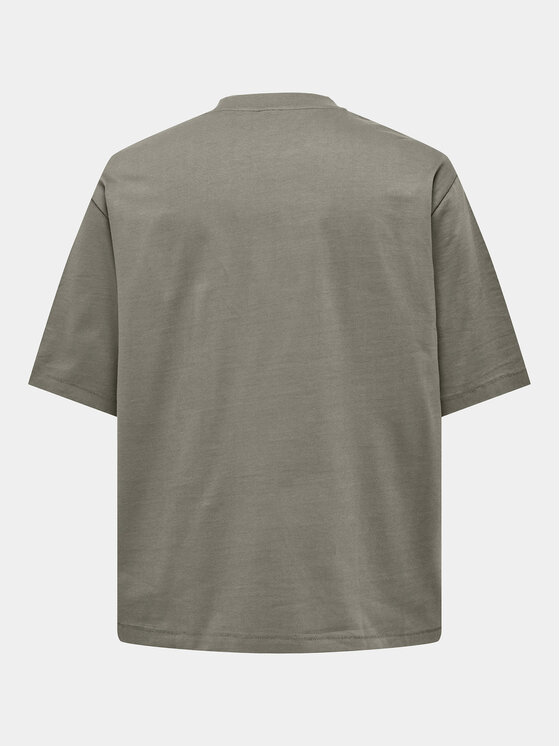 Only & Sons Only & Sons Tricou Millenium 22027787 Gri Oversize