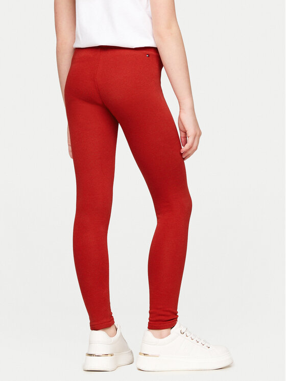 Tommy Hilfiger Leggings Varsity KG0KG08082 Rot Slim Fit Modivo