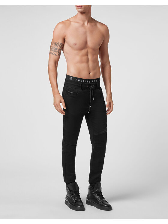 PHILIPP PLEIN PHILIPP PLEIN Jeansy 85 Czarny Jogger Fit