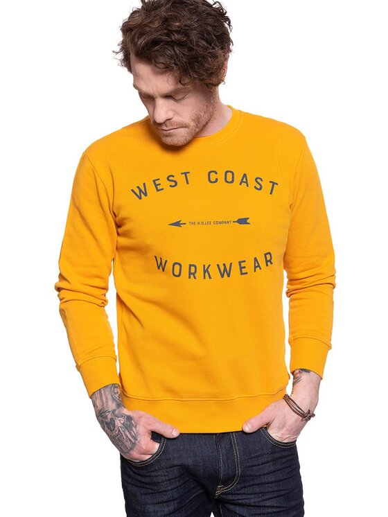 Lee Lee Felpa WORKWEAR SWS Giallo Regular Fit
