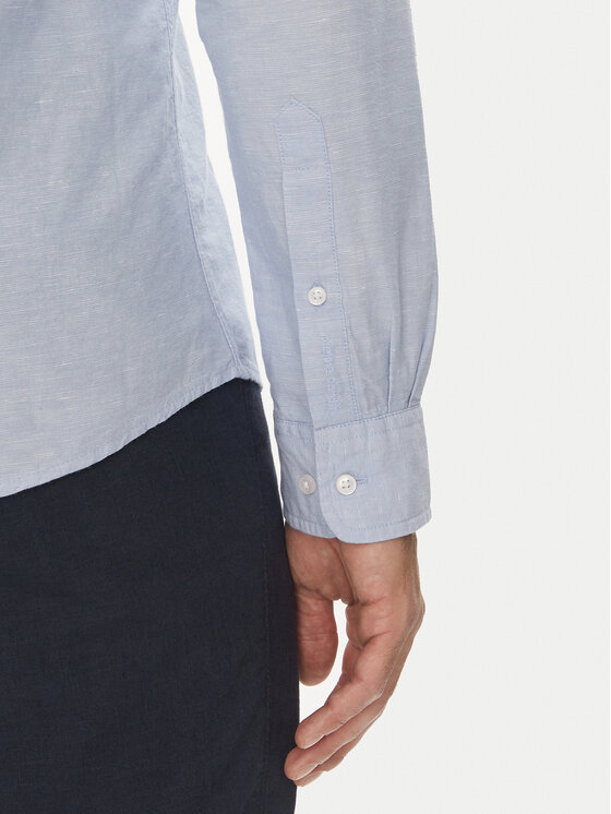Pierre Cardin Pierre Cardin Koszula C6 41009.0480 Błękitny Modern Fit