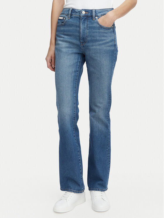 Calvin Klein Jeans Blugi LV047F666G Bleumarin Bootcut Fit