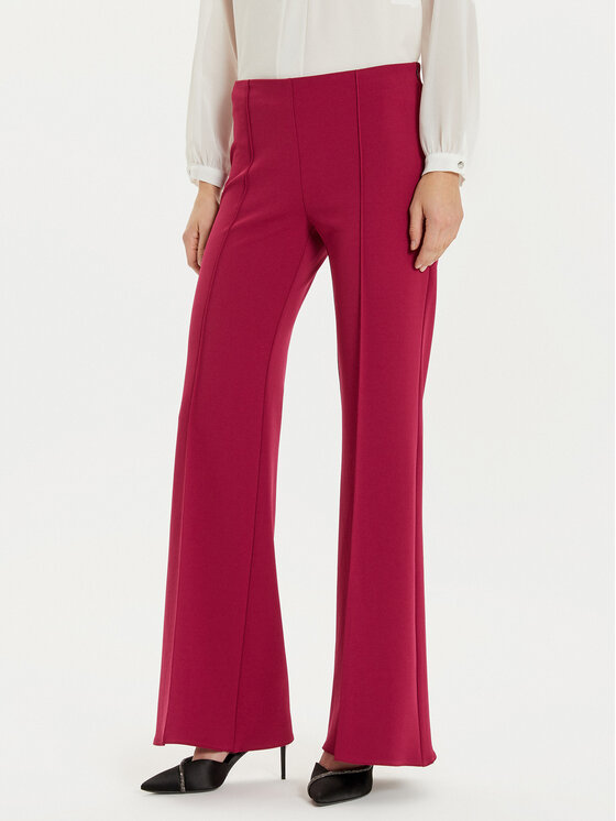 Rinascimento Rinascimento Stoffhose CFC0121355003 Dunkelrot Regular Fit