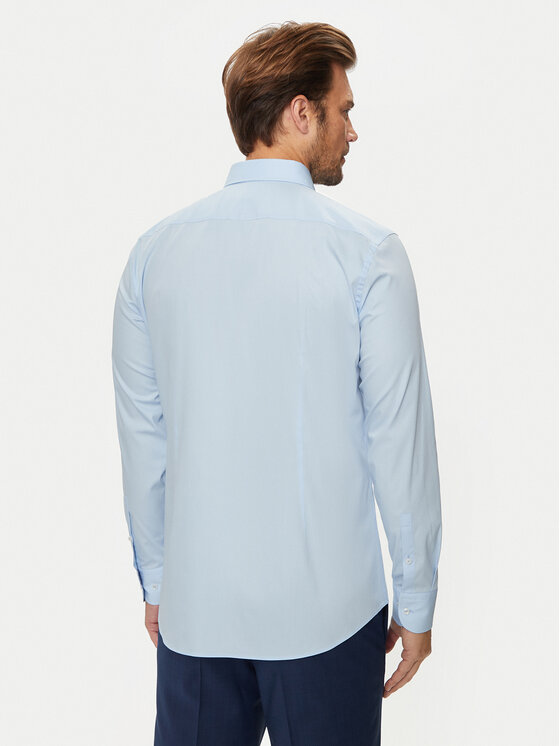 BOSS Boss Košile H-Hank 50519859 Modrá Slim Fit