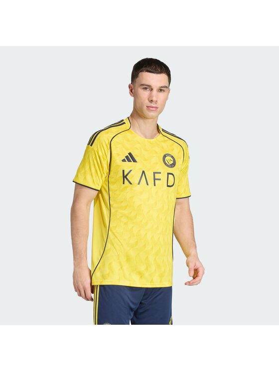 adidas adidas Koszulka techniczna Al Nassr FC 25/26 Home Jersey Żółty Slim Fit