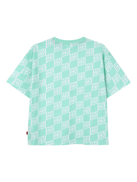 HUGO HUGO T-Shirt G01022 D Πράσινο Loose Fit