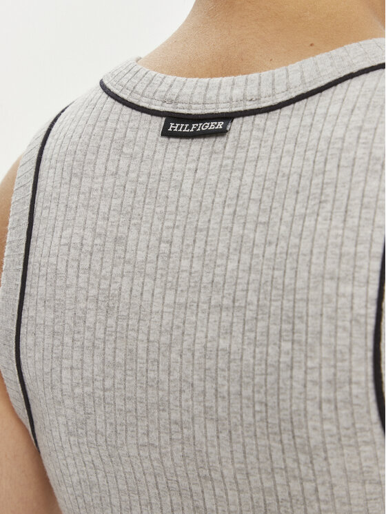Tommy Hilfiger Tommy Hilfiger Marškinėliai UW0UW05232 Pilka Slim Fit