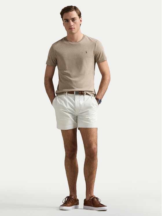 Polo Ralph Lauren Polo Ralph Lauren Marškinėliai 710740727089 Smėlio Custom Slim Fit