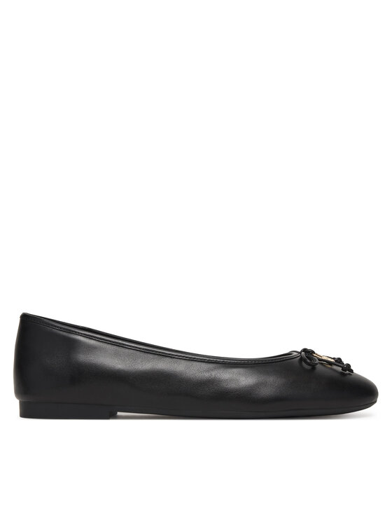 Tommy Hilfiger Tommy Hilfiger Balerina Smooth Lthr Ballet FW0FW09006 Fekete