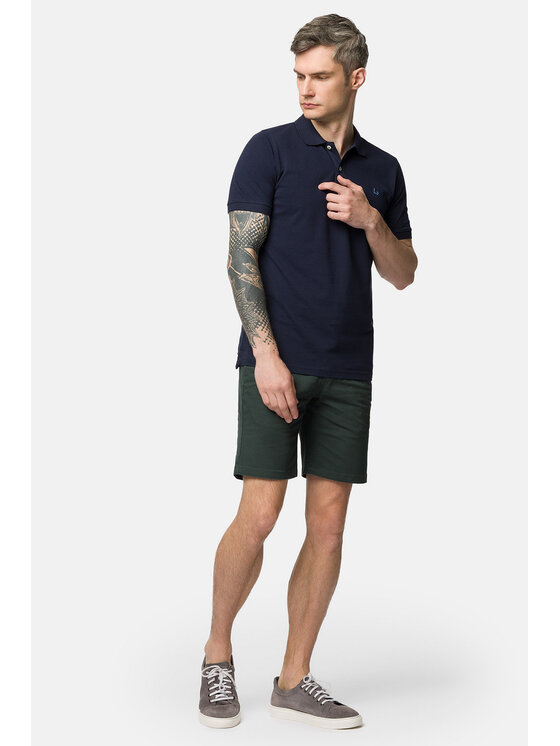 Lancerto Lancerto Szorty materiałowe Ibiza SZO082123000001 Zielony Regular Fit