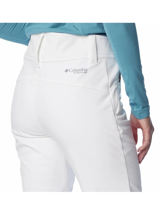 Columbia Columbia Spodnie narciarskie 205670 Biały Regular Fit