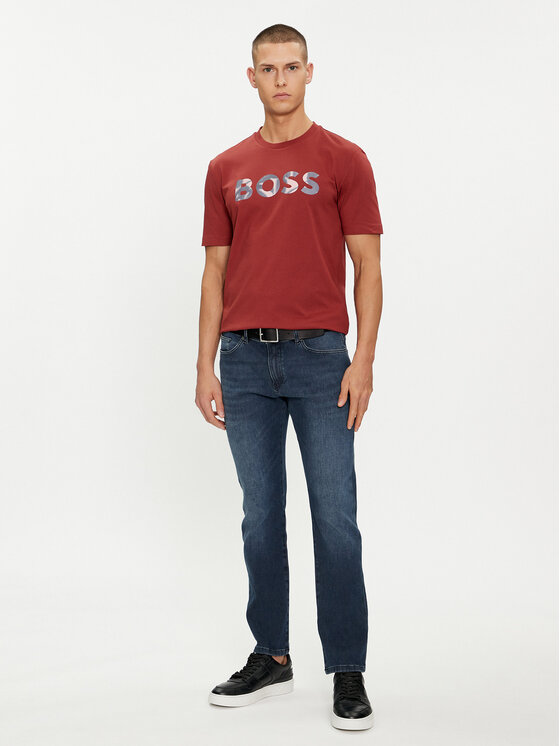 BOSS Boss T-särk Thompson 15 50513382 Punane Regular Fit