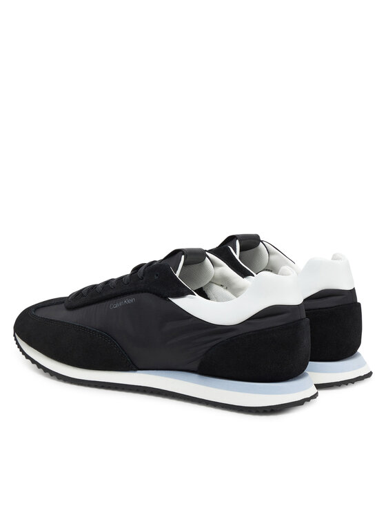 Calvin Klein Calvin Klein Sneakersy Runner Lace Up - Nylon Mix HW0HW02395 Czarny